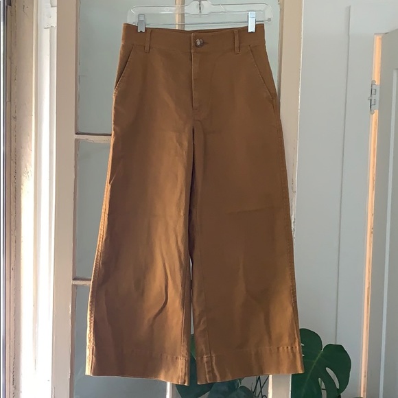 Madewell Pants - Madewell wide leg crop pant